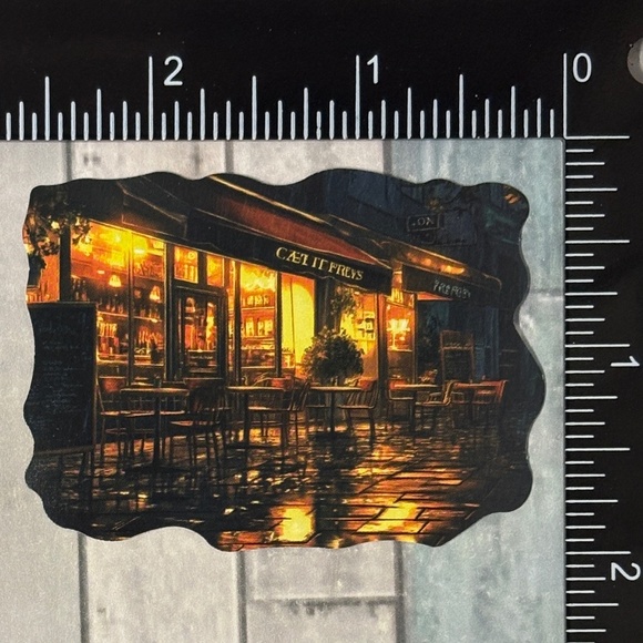 ๐10/$10๐ Rainy Night Travel Travel Reusable Waterproof Vinyl Sticker Decal - Picture 1 of 1